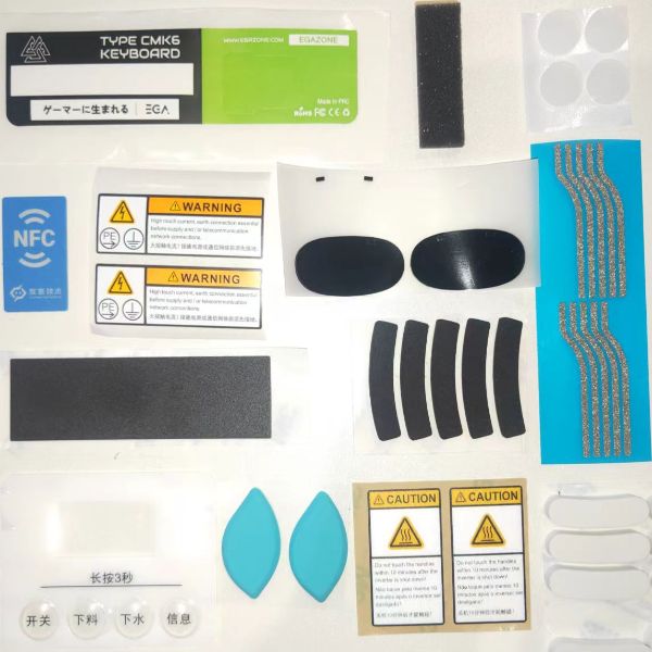 Labels & Pasting pad